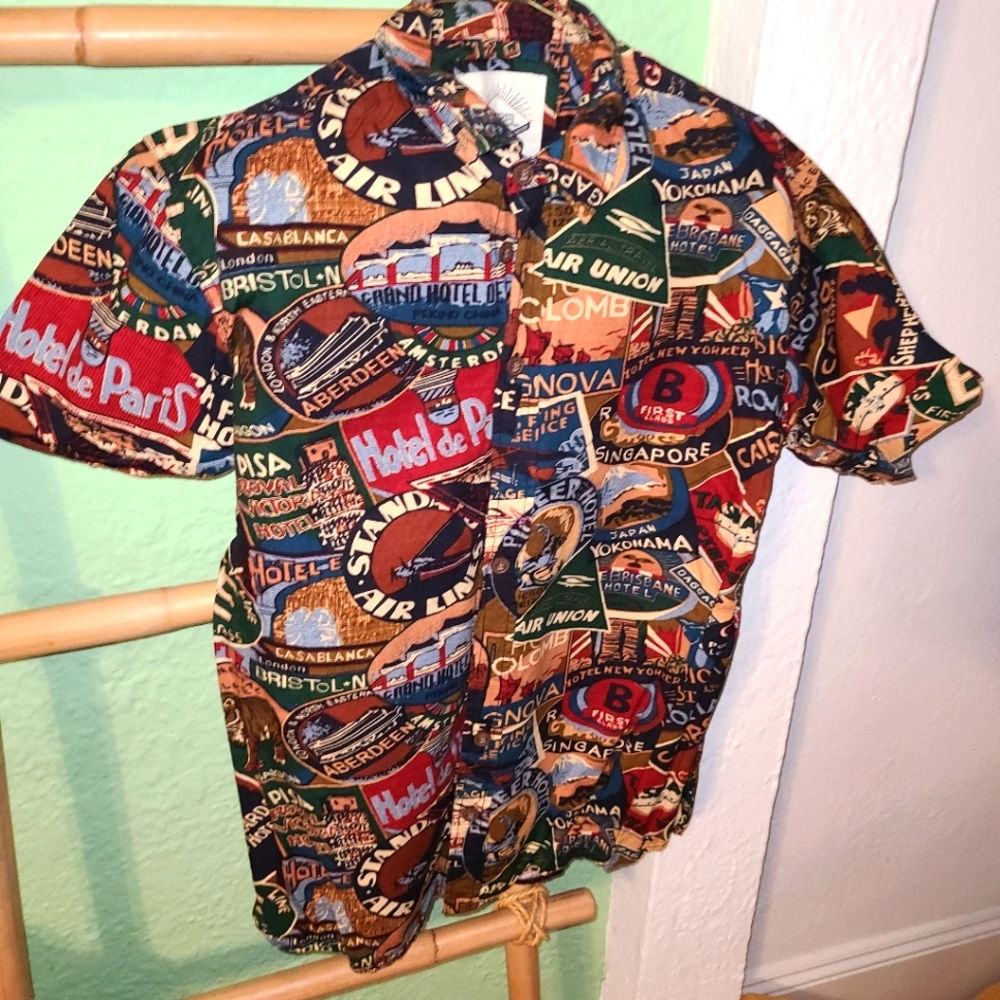 Decibel Mens shortsleeve buttondown